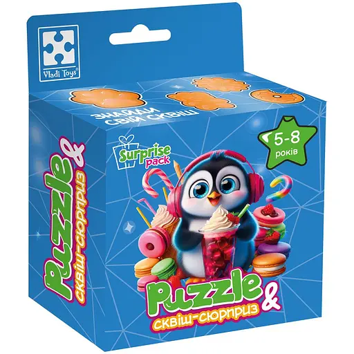 Пазли з сюрпризом Vladi Toys Пінгвінятко (VT8030-06) - фото 1