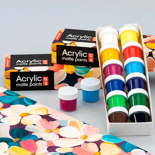 Набор акриловых красок Arteo Nature матовый 12x10 мл - фото 3