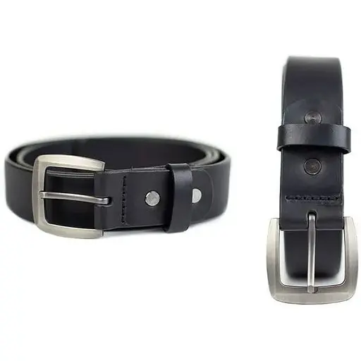 Кожаный ремень The Wings 30 мм черный - фото 3