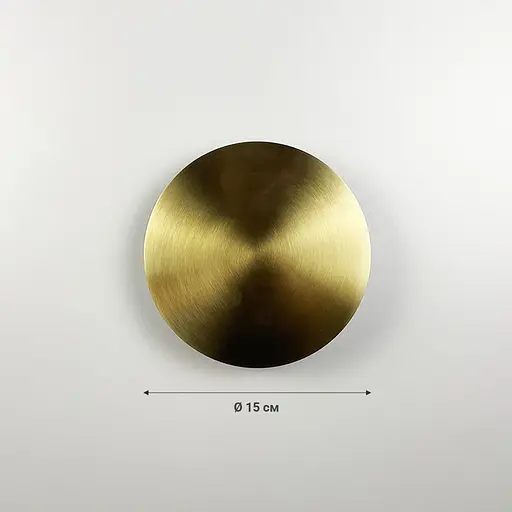 Бра Line F у латунному корпусі Ø 15 см із нейтральним світлом Арт. W 20G-150 AB - фото 2