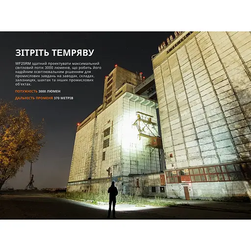 Фонарь ручной Fenix WF25RM 3000лм 370м (белый и ультрафиолетовый свет) с магнитной зарядкой - фото 8