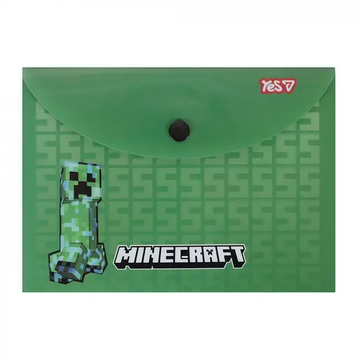 Папка – конверт Yes В6 на кнопке Minecraft Creeper (492003)