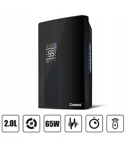 Осушувач повітря Cronos DH2000D 2L Black - фото 5
