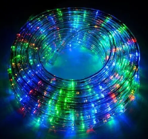 Світлодіодна стрічка LED 100м 220V Дюралайт Кольорова - фото 5