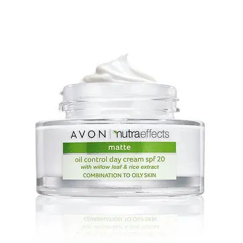 Матуючий денний крем для обличчя Avon Nutra Effects Контроль жирного блиску шкіри SPF 20 50 мл - фото 1