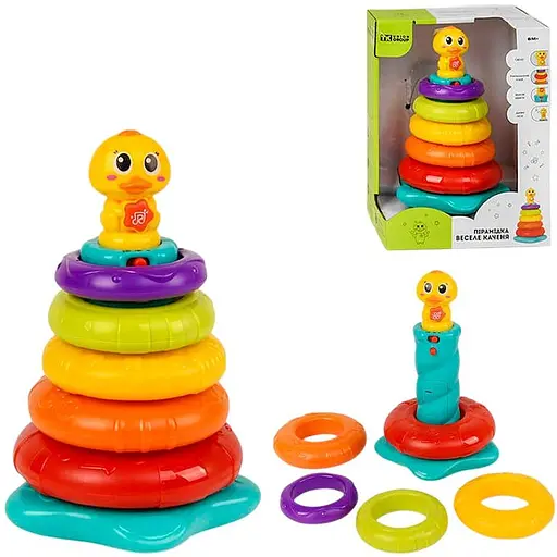 Логика пирамидка Утенок, 26x15x19.3 см, 2101