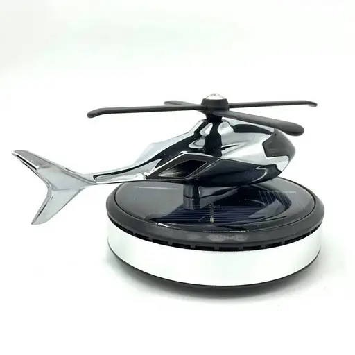 Ароматизатор автомобільний Вертоліт з каменем на сонячній батареї - фото 2