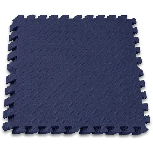 Мат-пазл EasyFit SwallowTail EVA 120х120х1 см татами ласточкин хвост Синий (EF-1950-BE) - фото 1