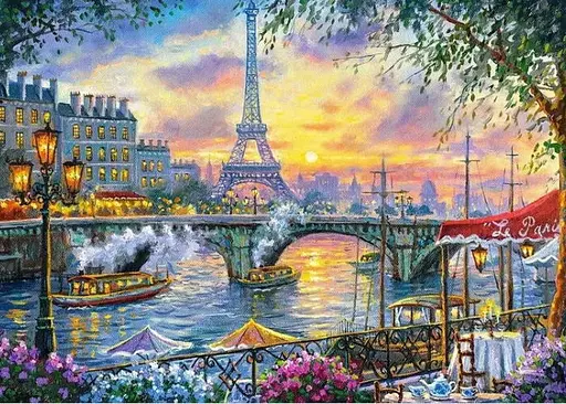 Пазл Castorland puzzle Час чаювання у Парижі, 500 ел. (B-53018) - фото 2