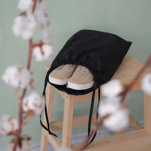 Набір з 7 нейлонових органайзерів ORGANIZE для речей у валізу (чорний) - фото 4