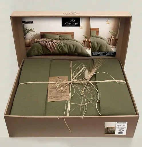 Постільна білизна Mariella Green Muse Варена Бавовна La Maison pbe0051986 - фото 1