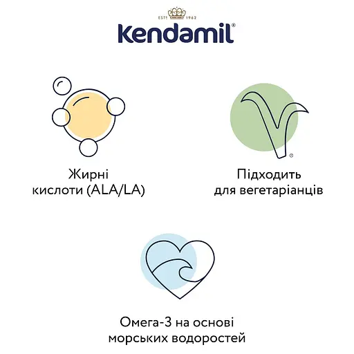 Сухая молочная антиколиковая смесь Kendamil Comfort 0-12 міс. 1.6 кг (2 шт. х 800 г) - фото 3