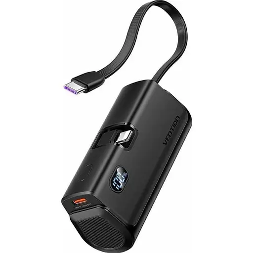 Павербанк Vention Black 4800 mAh / 22.5 Вт (FHRB0) - фото 2