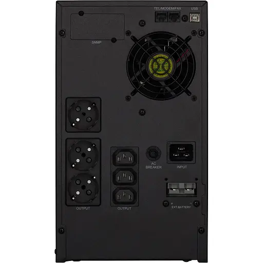 Источник бесперебойного питания 2E PS3000L, 3000VA/2400W, на внешние АКБ 4x12В, 3xSchuko+3xC13 - фото 3