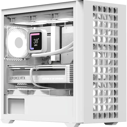 Корпус AeroCool D302A-G-WT-v1 White (ACCS-DS04043.21) [146686] - фото 1