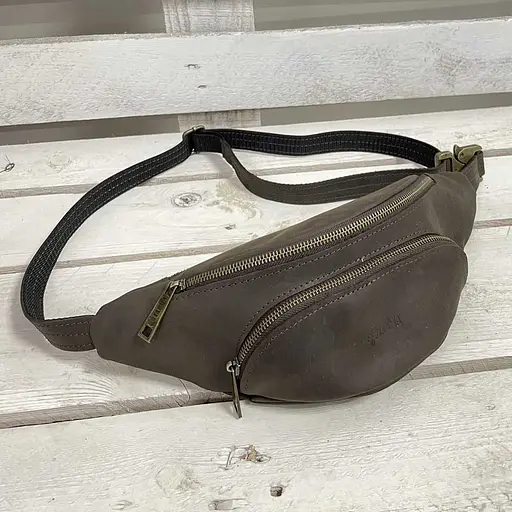 Шкіряна бананка Tarwa 33х11.5х8 см sum0025658 - фото 8