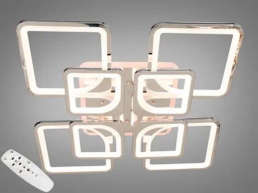 Кухонна люстра з пультом, диммером і LED підсвічуванням, 190W - фото 1