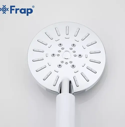 Душова лійка, 3-режим, білий/хром Frap F008, Білий - фото 4