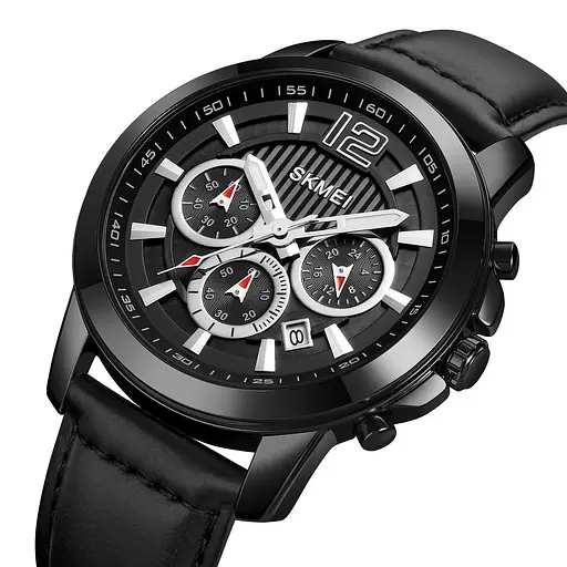 Часы мужские наручные Skmei 1989 (Черные) - фото 2