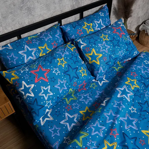 Комплект постільної білизни Moon&Star Дитячий 110x140 см наволочки 2x40x60 см Galaxy Dreams Бязь Gold Люкс - фото 4