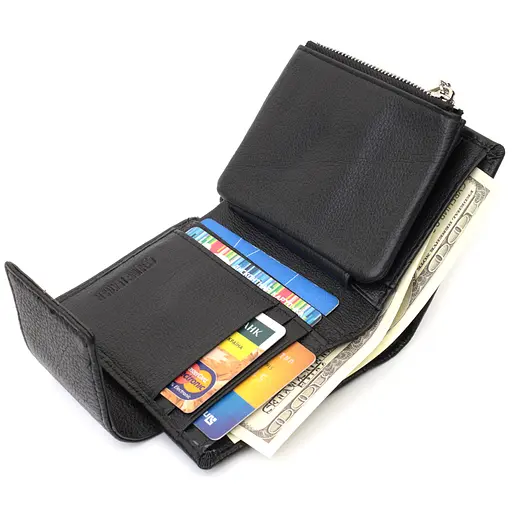 Кожаный женский кошелек ST Leather 9.5х12х2 см acs0029417 - фото 7