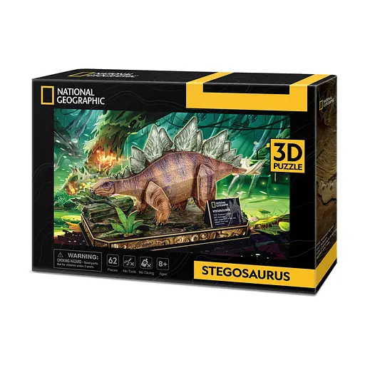 Пазл Cubic Fun 3D National Geographic Dino Стегозавр (DS1054h)