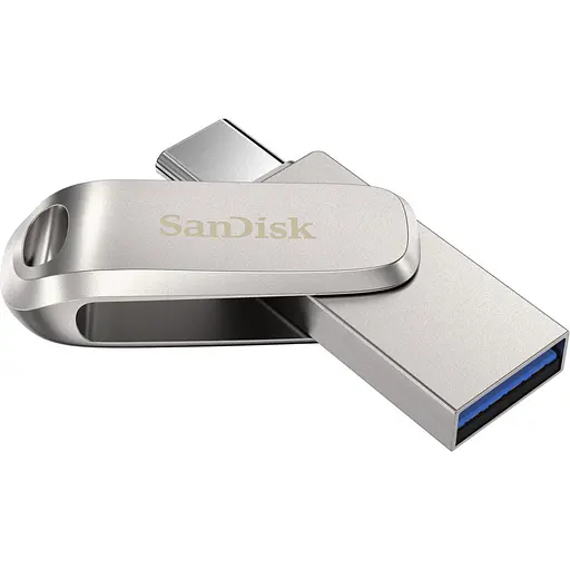 USB флеш накопитель SanDisk 1 ТБ Ultra Dual Luxe Silver USB 3.2/Type-C (SDDDC4-1T00-G46) - фото 3