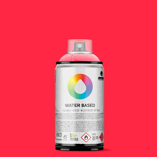 Аэрозольная краска MTN WB-602 300 мл Флуоресцентный красный EX019W0602M - фото 2