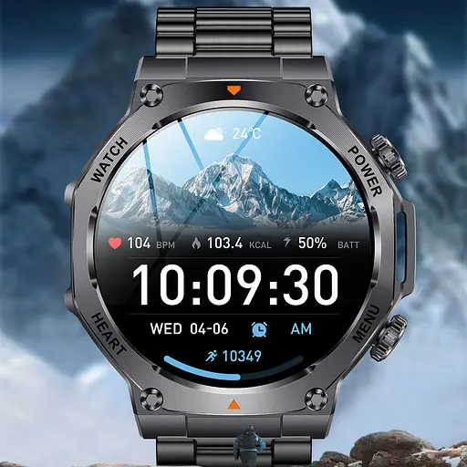 Часы Smart Mevaden Ultra Steel, 2 ремешка - фото 11