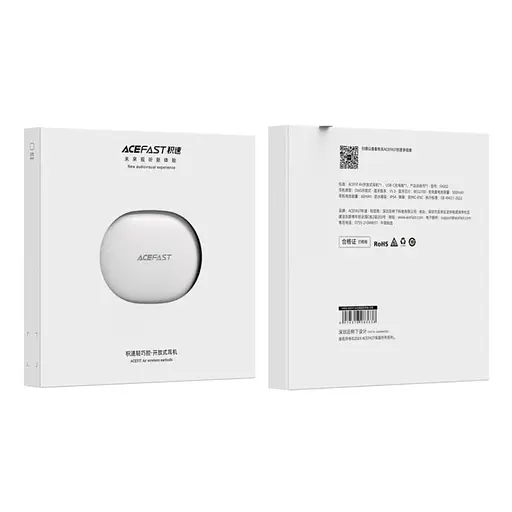Бездротові навушники ACEFAST FA002 ACEFIT Air wireless earbuds White - фото 4