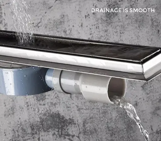 Душевой трап под плитку Gappo 70х700 мм, нержавеющая сталь G87007-4. - фото 4