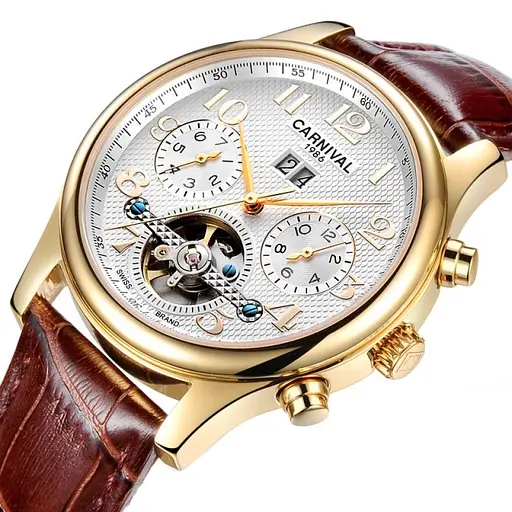 Годинник Carnival Swiss Brown