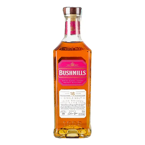 Виски Bushmills Single Malt 16 лет выдержки 40% 0.7 л в подарочной упаковке - фото 6