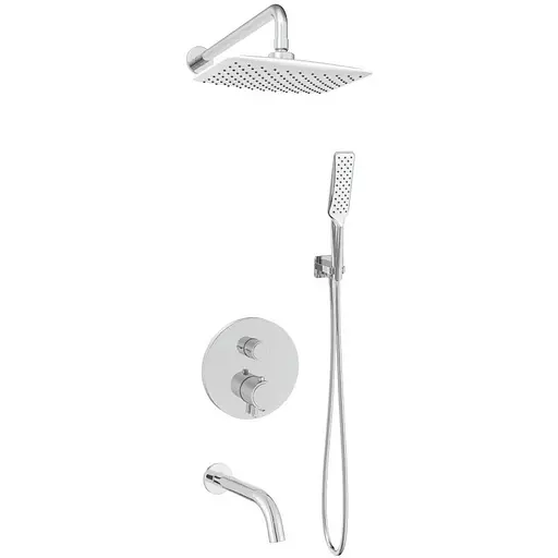 Душова система прихованого монтажу Volle Cromo Sistema 1584.091001, Хром - фото 1