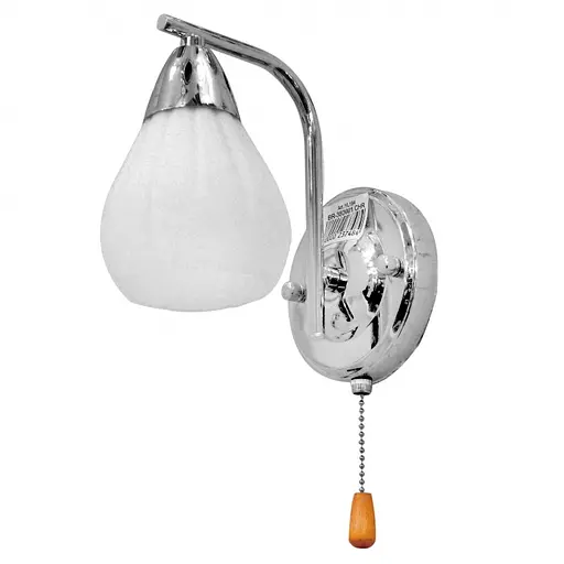 Бра Brille BR-380W/1 CHR настінне накладне з вимикачем класичне