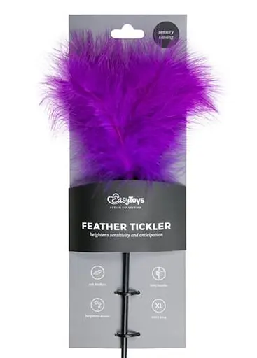 Тіклер-перо EasyToys Tickler Long 44 см фіолетовий - фото 3