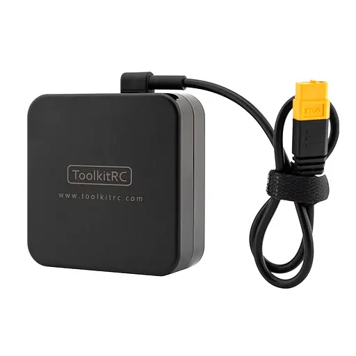 Блок питания ToolKitRC ADP100, 100W 20V 5A с разъемом XT60 для FPV черный (18764) - фото 1