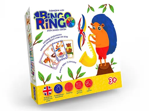 Дитяча настільна гра "Bingo Ringo" GBR-01-01EU укр /англ мовами