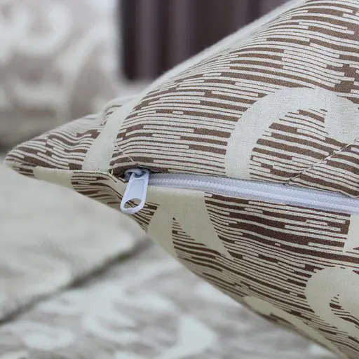 Покривало ТЕП Elegante Cotton Beige and White 220 x 240 см  та 2 наволочки 50 х 70 см (4-04578_32778) - фото 3