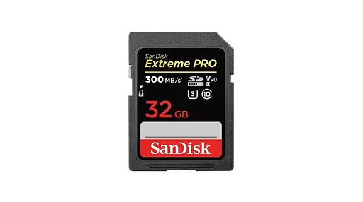 Карта памяти SDHC SanDisk Extreme Pro 32 Gb class 10 UHS-II U3 ​​V90 (300 Mb/s) - фото 4