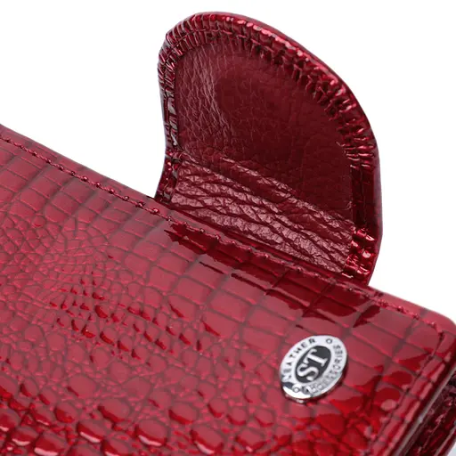 Кожаный женский кошелек ST Leather 10х11.5х1 см acs0029401 - фото 6
