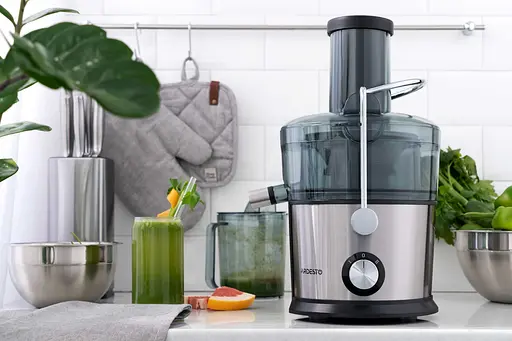 ARDESTO Соковитискач відцентрований 1100Вт, чаша-1л, пластик/метал, сріблясто-чорний - фото 6