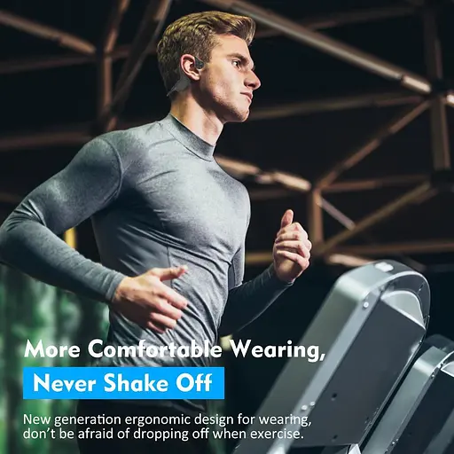 Беспроводные костные наушники Paramita DG06 спортивные с влагозащитой 8 Гб черный - фото 4