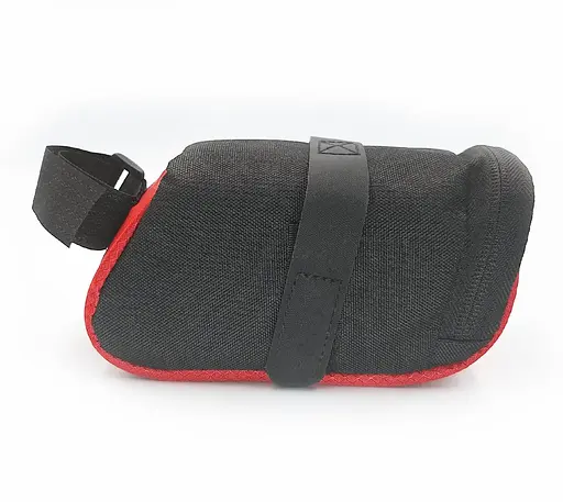 Велосумка підседільна B-Soul 15х7х7 см чорно-червоний (G0000879) - фото 3