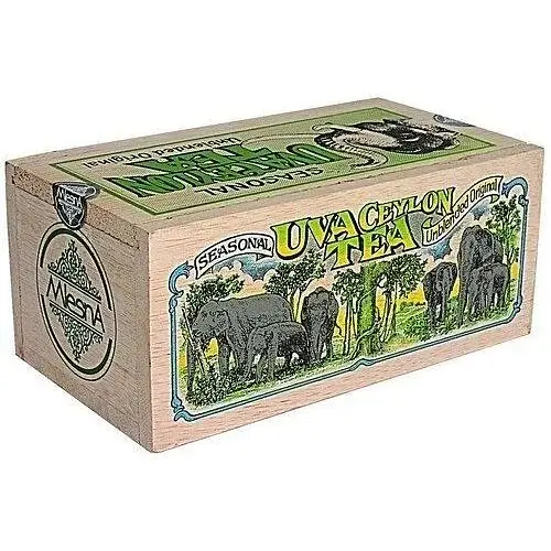 Чай чорний Mlesna Ува Цейлон сезонного збору дерев'яна коробка 200 г - фото 1