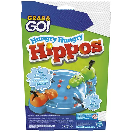 Настільна гра дорожня Hasbro Голодні бегемотики (F8255) - фото 4