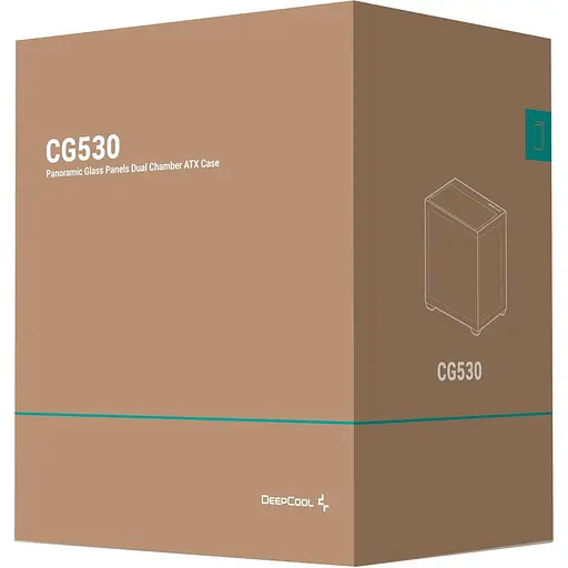 Корпус Deepcool CG530 Tempered Glass Black (R-CG530-BKNDA0-G-1) Без БП - фото 13