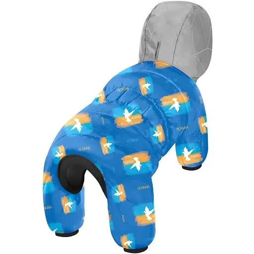 Комбінезон для собак Waudog Clothes малюнок Прапор L55 В 77-79 см С 47-50 см [CD]