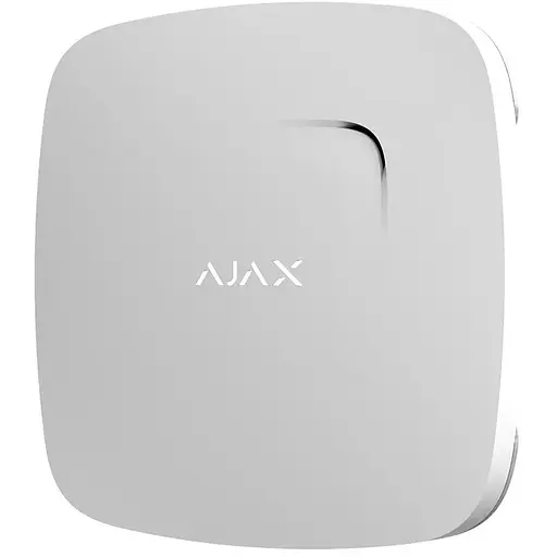 Бездротовий датчик детектування диму і чадного газу Ajax FireProtect Plus white