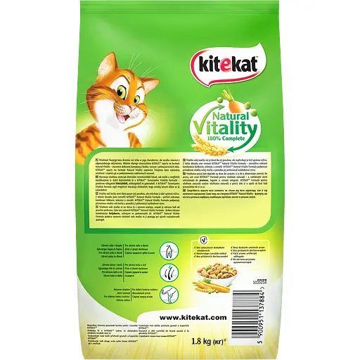 Сухой корм для кошек Kitekat курица с овощами 1.8 кг - фото 2